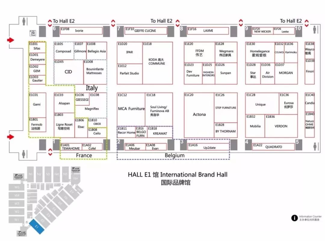 最全攻略2019第二十五屆中國國際傢俱展覽會展位圖來襲快收藏