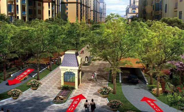 人车分流了解一下这已经成为优质小区的标志