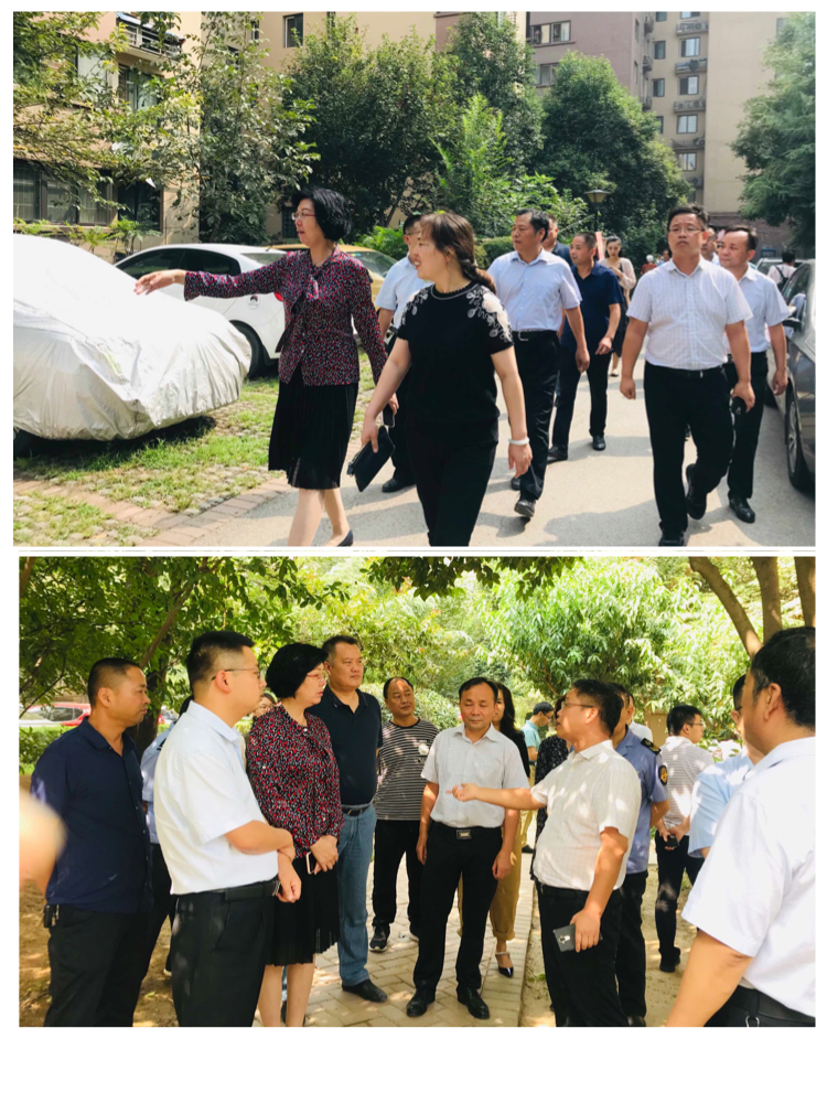 未央区区委副书记区长梁晚晴督导检查国卫复审迎检工作