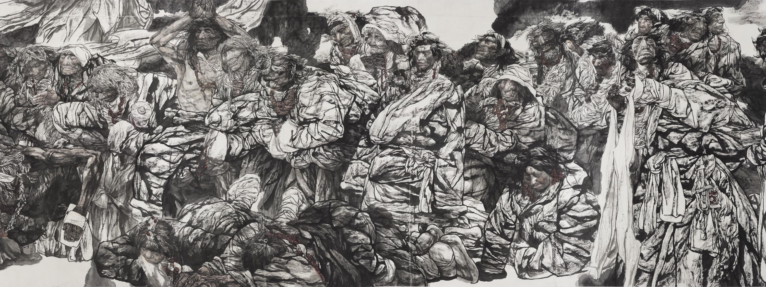 走出巴颜喀拉李伯安作品捐赠展九月在清华艺博续写传奇