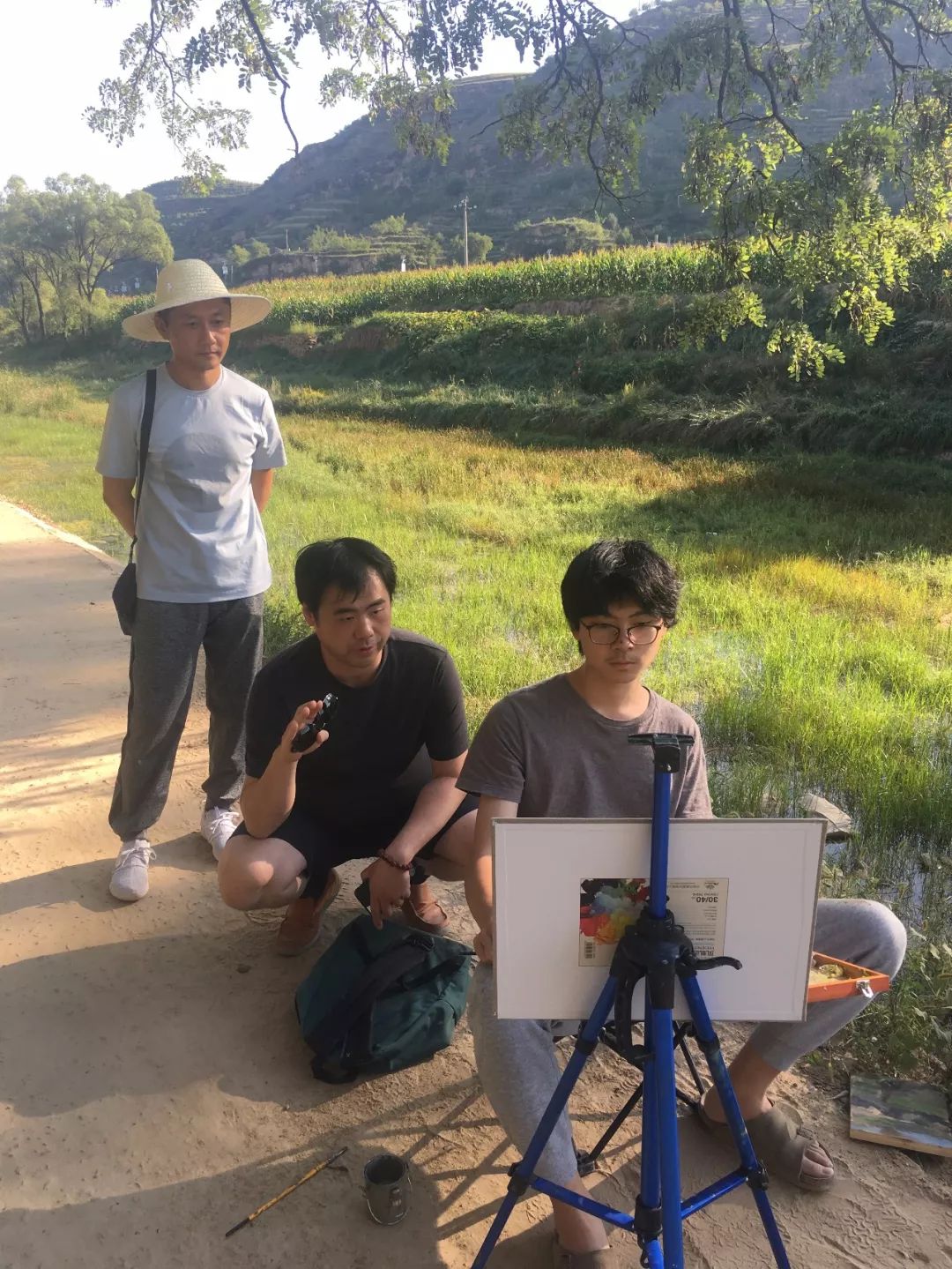 下乡写生171班172班175班写生日记一