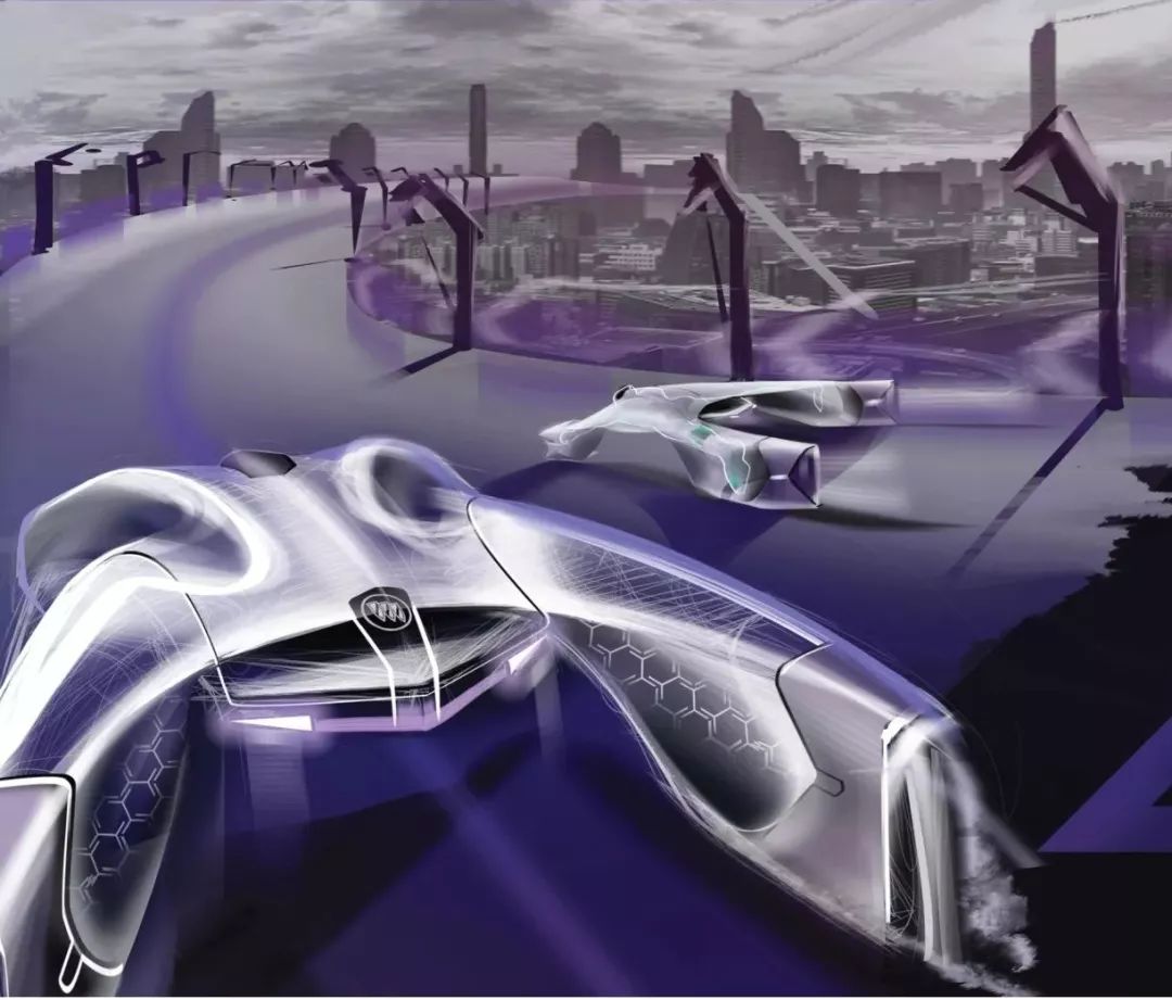 在设计师的视角里,未来的探险用车不再需要轮子,取而代之的是悬浮科技
