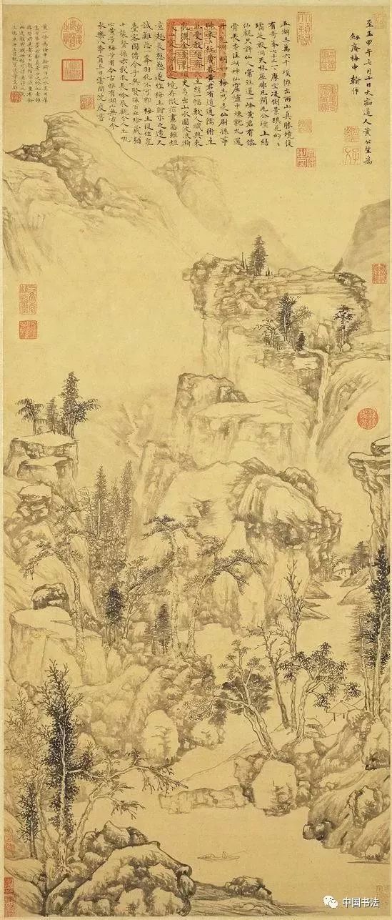 元代中后期的文人山水画：细说元四家的艺术新变及其表现_创作