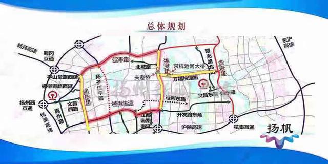 扬州绕城高速路规划图图片