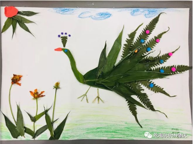 01(1)制作一幅创意竹叶拼画,巧用竹枝,竹叶等物料进行创意拼画,用最原