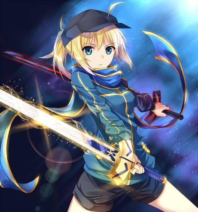 fate系列图集:手持双剑的吾王好帅啊!