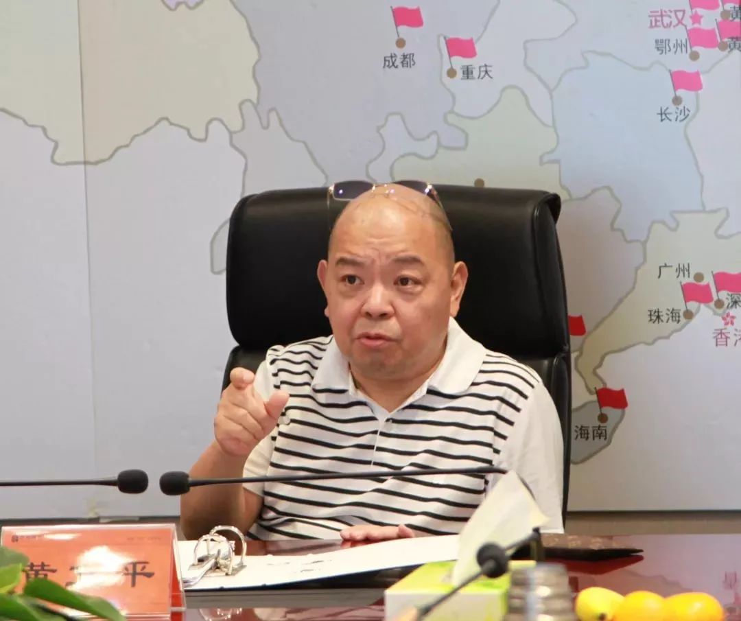 召开2019年度第三次定期董事会,会议由中电光谷董事长,总裁黄立平主持