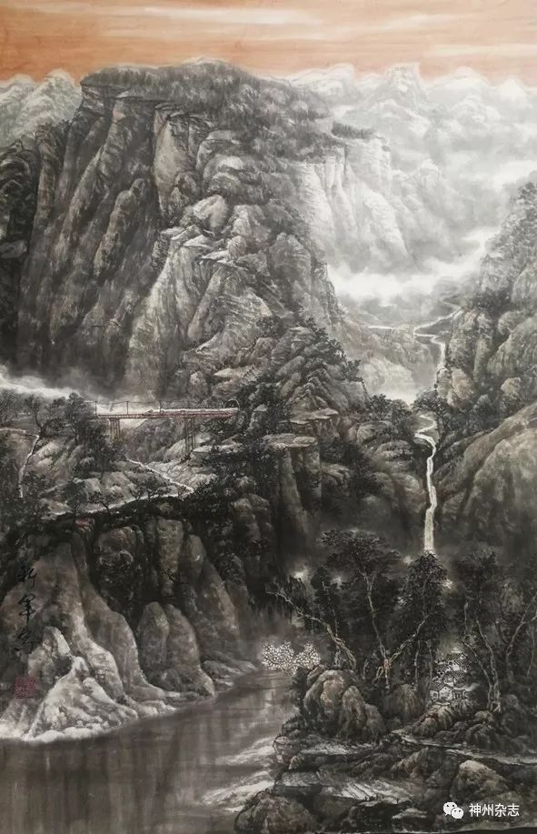 翰墨情深雄浑质朴画家靳军的风雨艺术路