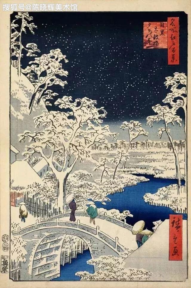 原创67这位浮世绘大师画出古代日本最美风景曾令梵高和莫奈倾倒