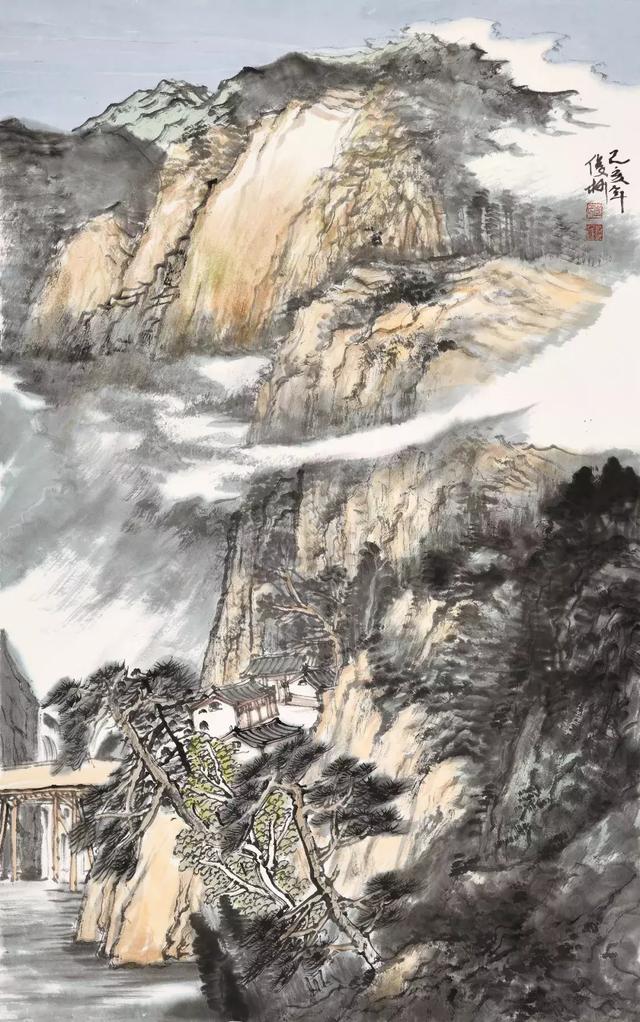 京海墨韵名家李俊柯开创太行山国画山水体系之先河