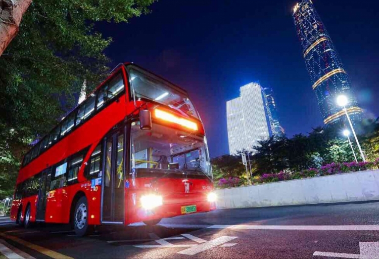 广州电动公交新发展观光2路荣获全国新能源公交高品质线路称号