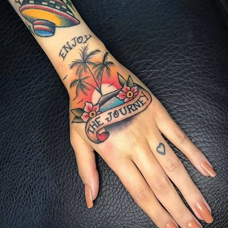 火爆ins的刺青图案这48款潜水爱好者一定会喜欢