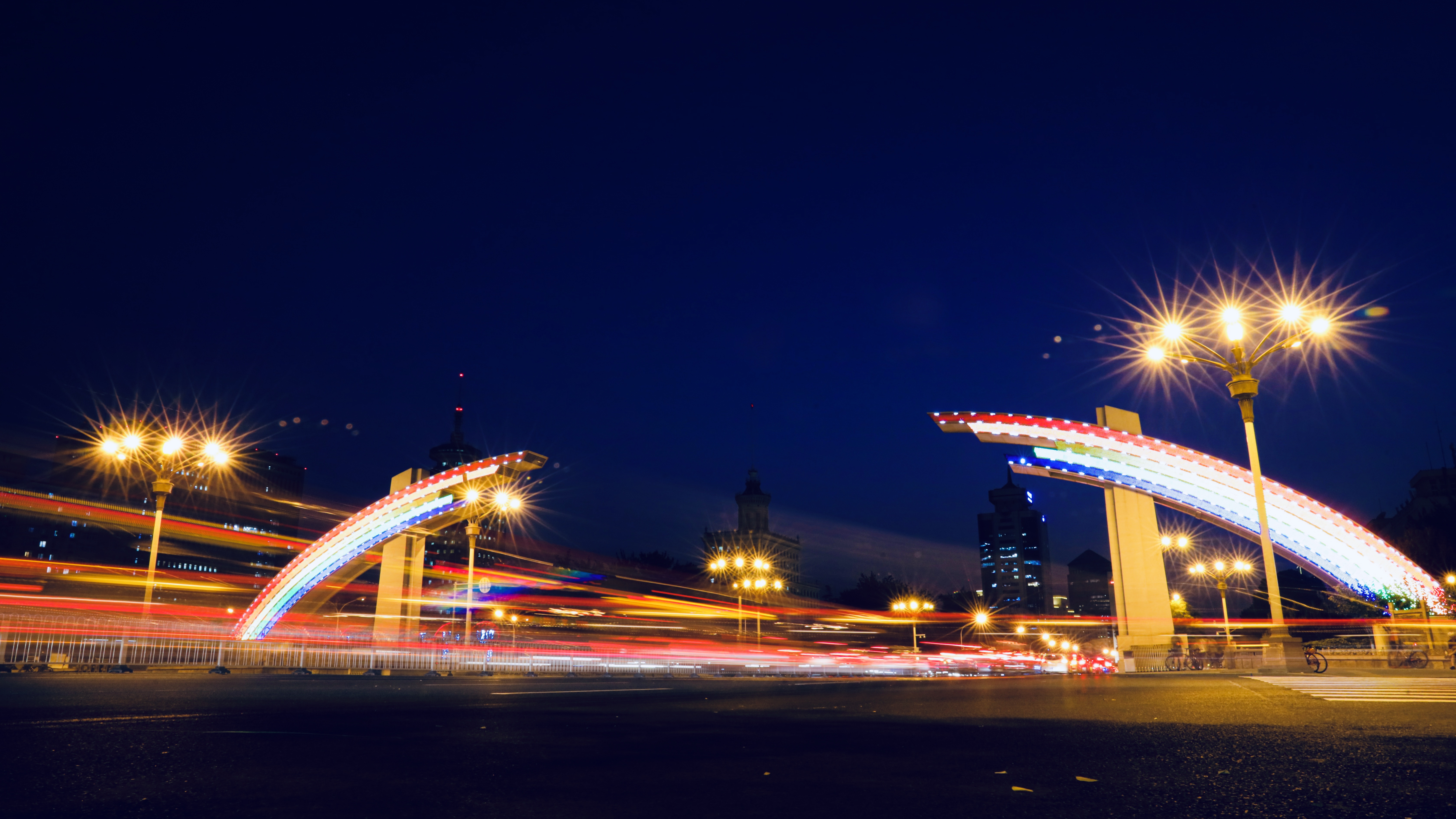 西城区夜景图片