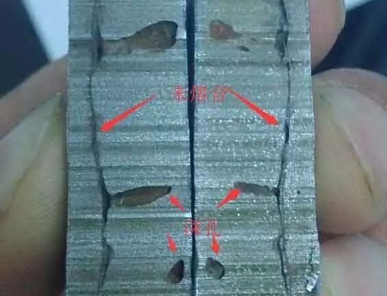 未熔合,在底片上看到底是啥样儿_焊缝