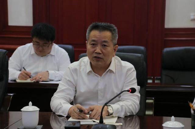 王军会见中国葛洲坝集团副总经理郭成洲一行