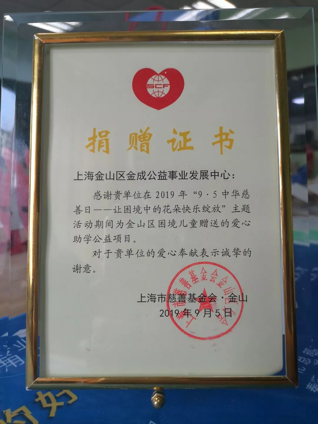 让困境中的花朵快乐绽放95中华慈善日活动