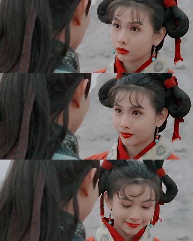 在王家卫导演的电影《东邪西毒》中,林青霞饰演的角色慕容燕也是一袭