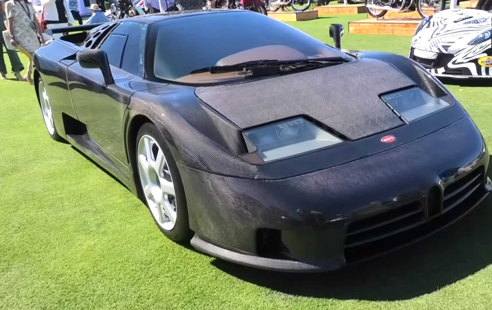 世界上仅有一辆全碳纤维布加迪eb110ss