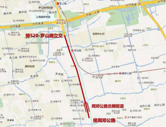 沪奉公路规划图片