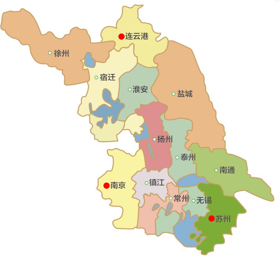 江苏自贸区地图