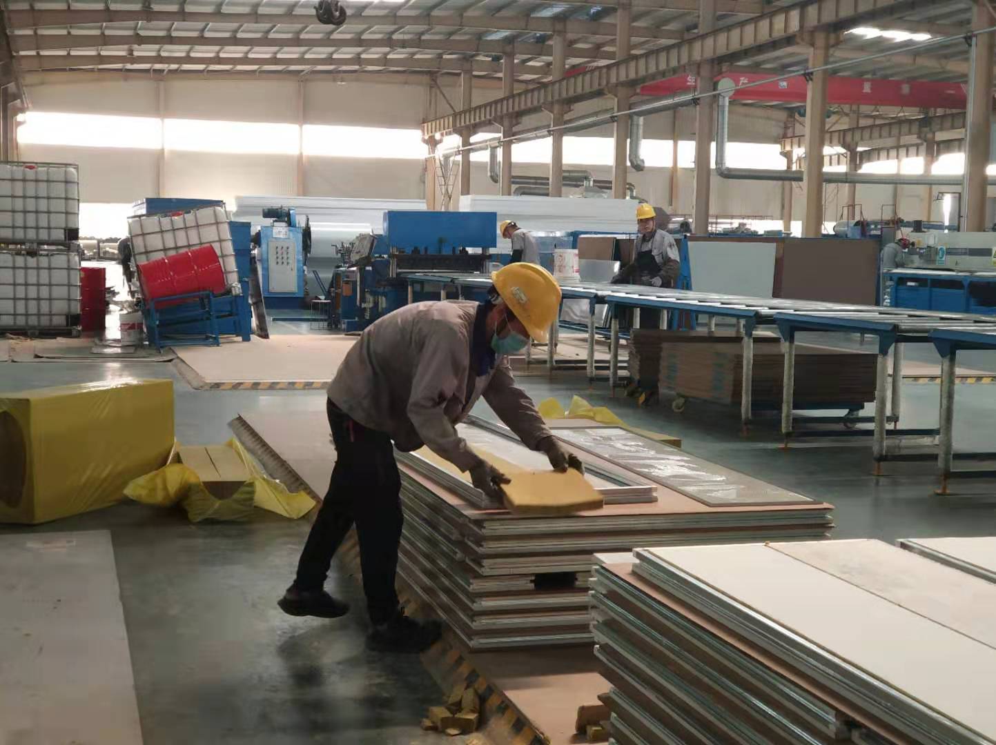 手工净化板的生产过程