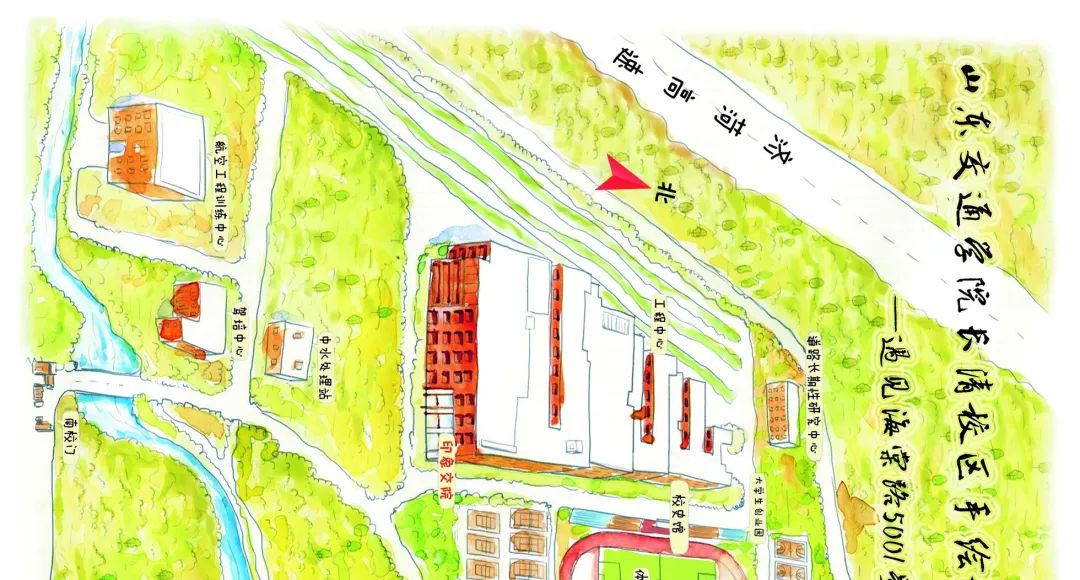 校区地图,报到展位分布来了!交院万事俱备,只差你!