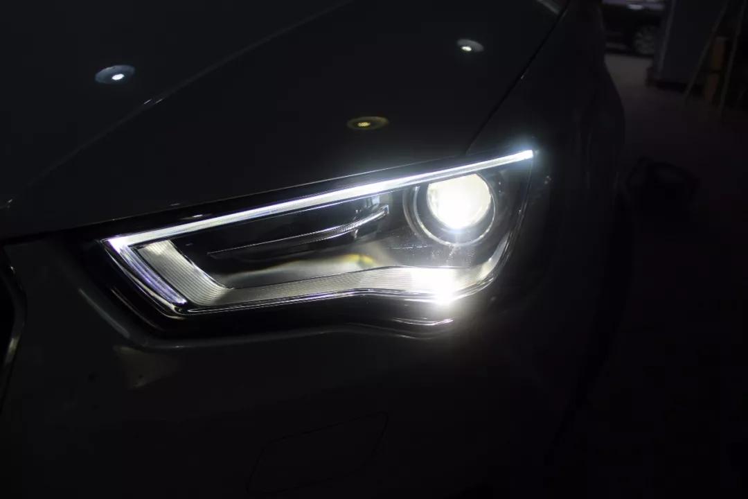 苏州改灯奥迪a3大灯总成低配升高配照路效果显著