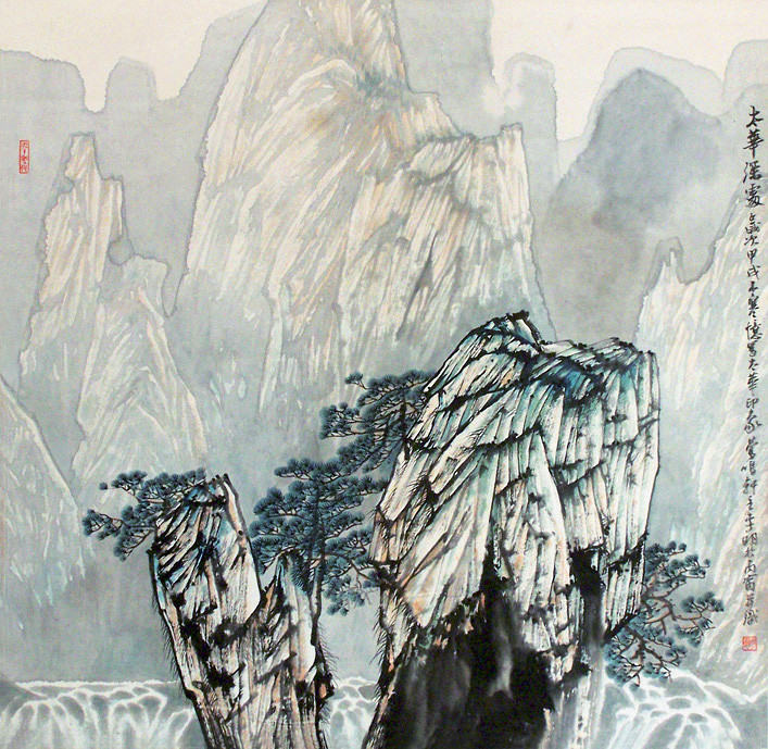 李明画家《飞墨沧溟 浅绛透逸》-搜狐大视野-搜狐新闻