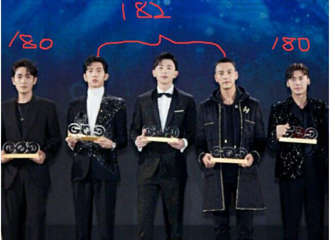 朱一龙:我180,李易峰:我也是,当两人同框,难怪要隔开站!