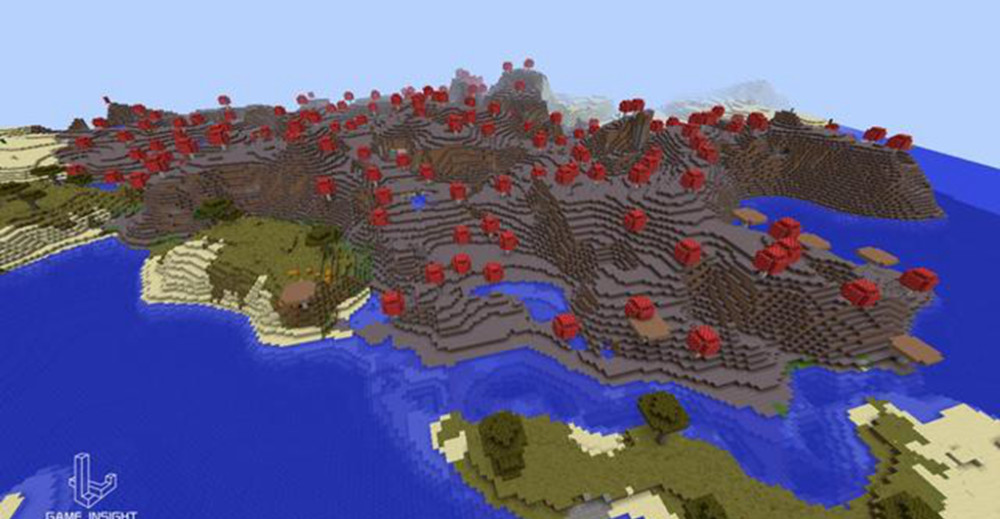 我的世界:官方公认最少见的3个地形,因为太小玩家很难察觉!