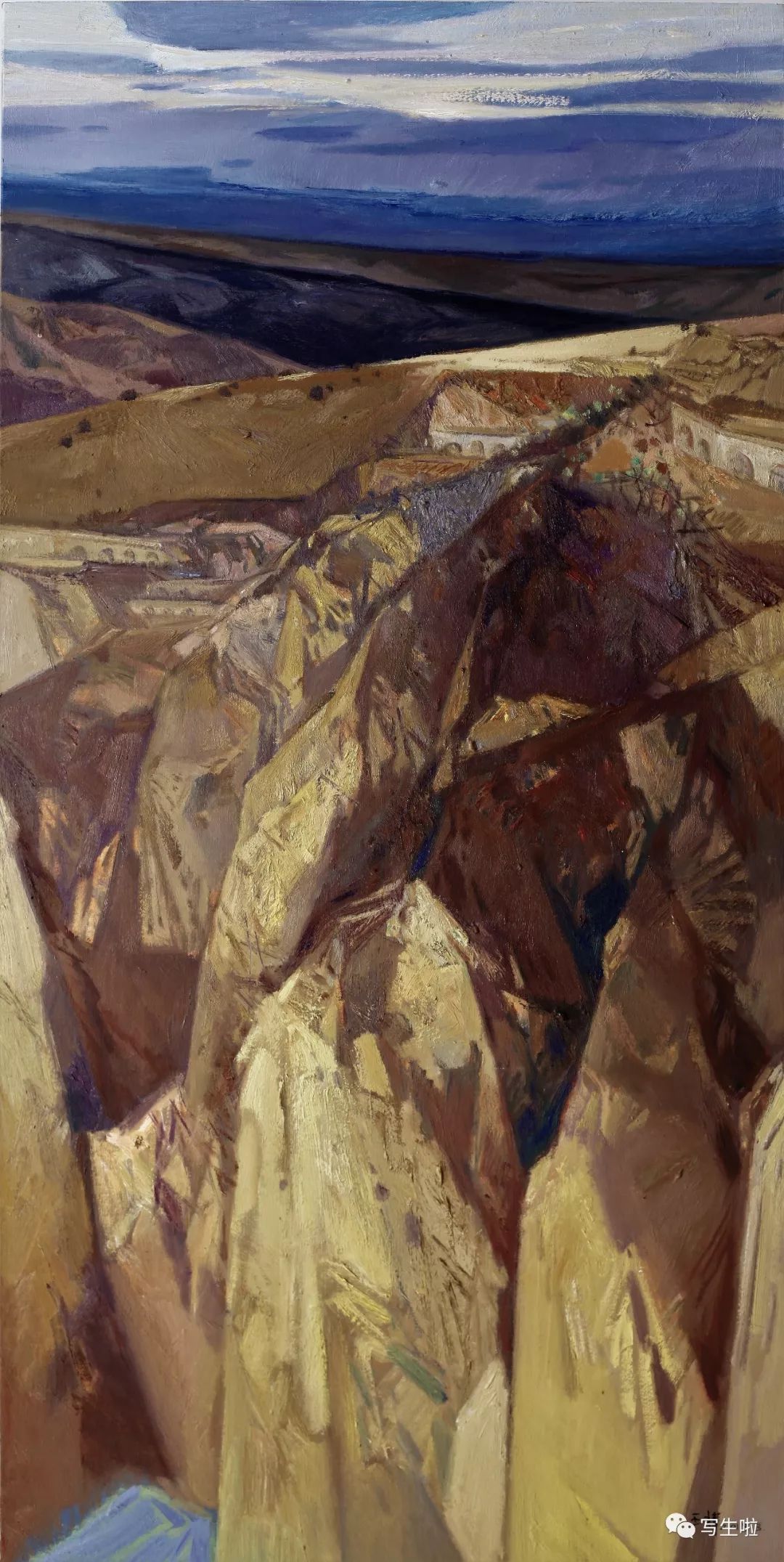 写生啦王辉风景油画的西北情怀