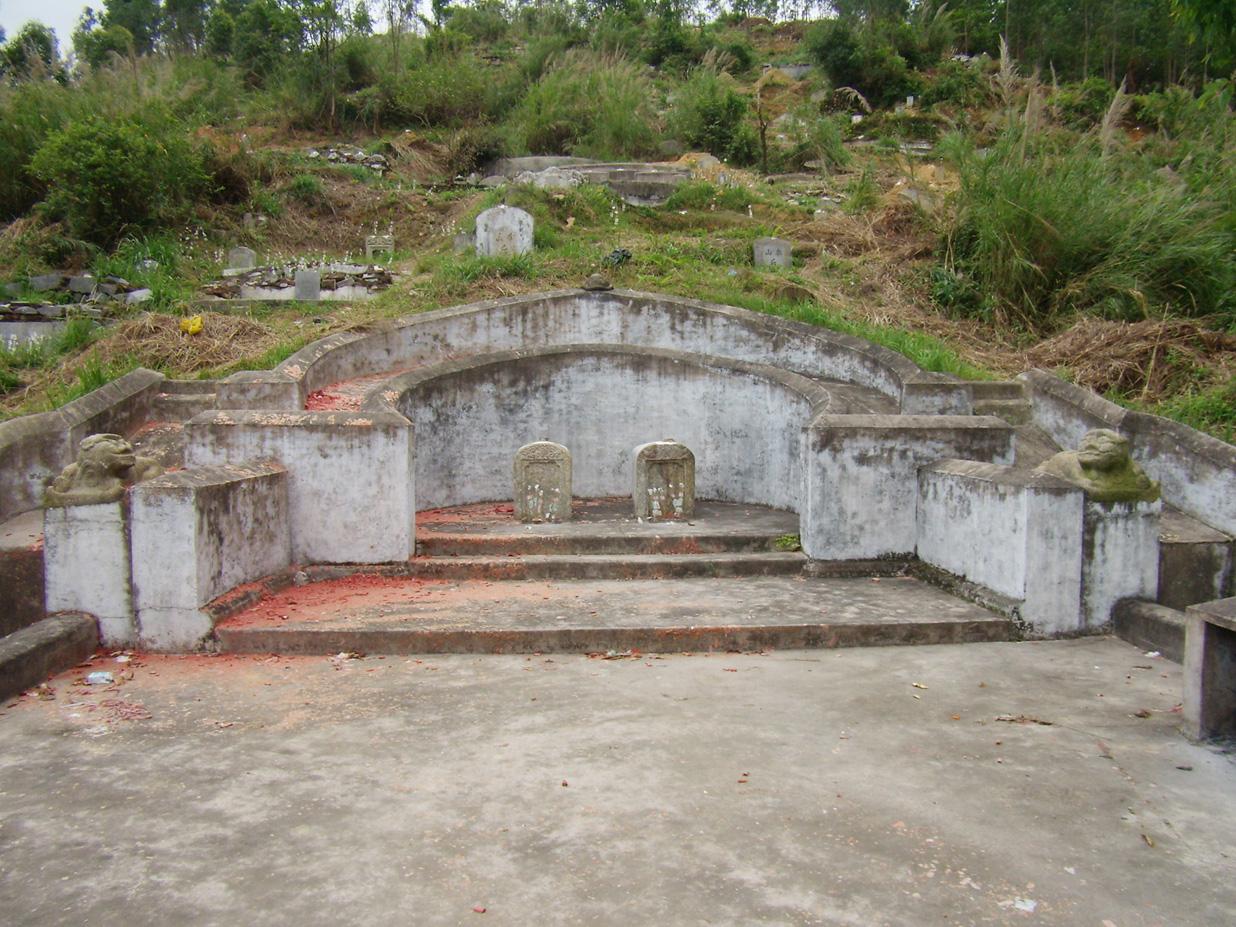 南方农村土葬坟墓图图片