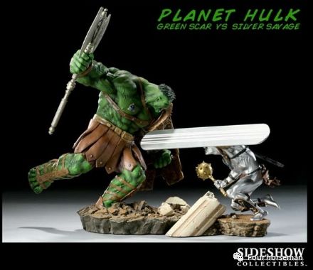 sideshow静态模型 maquette marvel 角斗士绿巨人sideshow静态模型