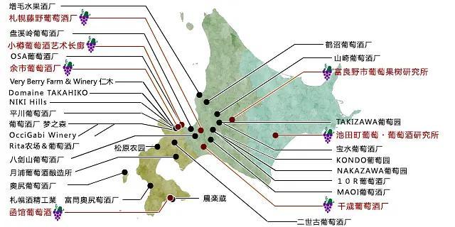 在北海道,葡萄酒制造属于农业的一种.