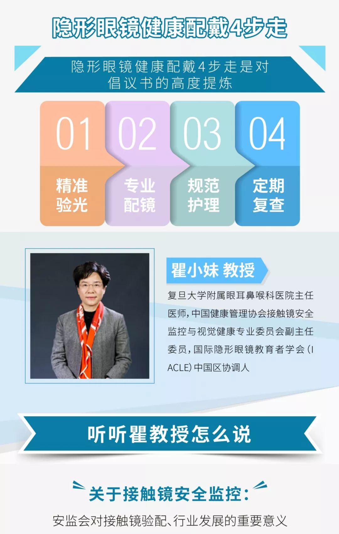 瞿小妹教授专访深度解读软性接触镜安全监控倡议书