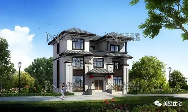 占地120平经典新中式别墅大气有韵味的房子成功人士的优选