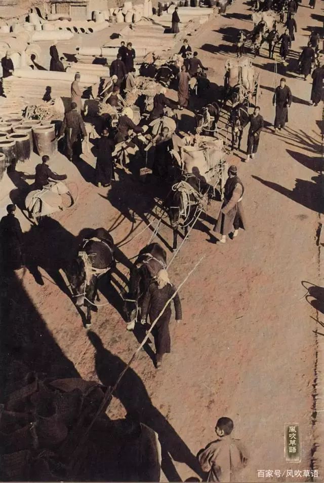 老照片1940年咱文安县境内的大清河风景