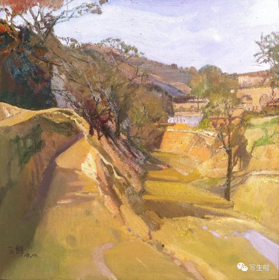 写生啦王辉风景油画的西北情怀