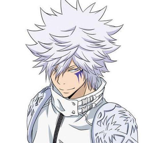 《家庭教师》白兰·杰索的50个秘密,紫色瞳孔,白色短发的青年