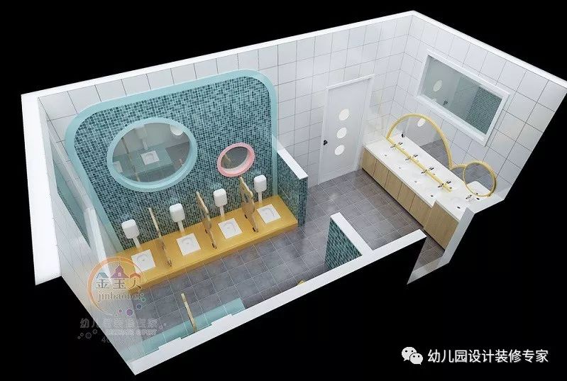 幼儿园装修改造之:卫生间——注重布局,安全合理_厕所