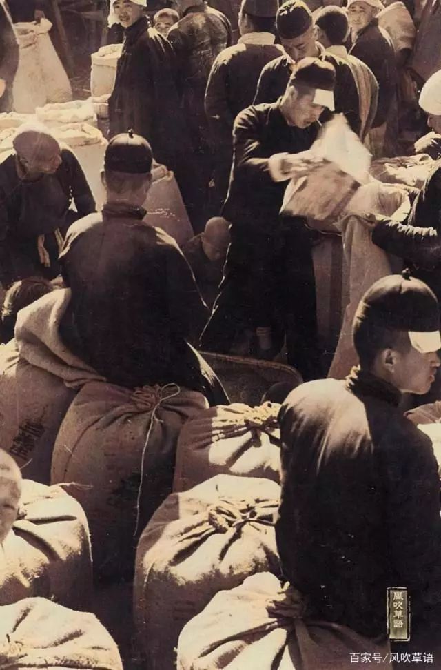 老照片1940年咱文安县境内的大清河风景