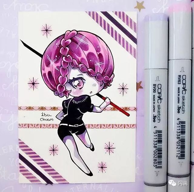 的插画作品不用花哨的绘画技法而是用简洁干净的线条给人亲切感马克