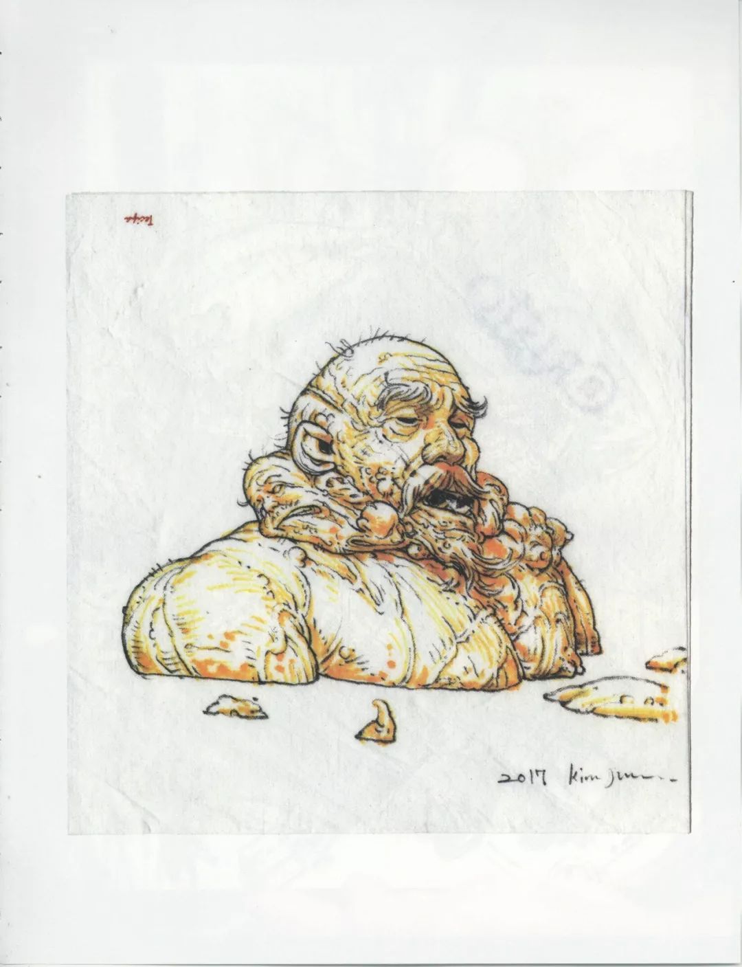 直接送你99张金政基大神的最新作品!速写遇到瓶颈期的必看!