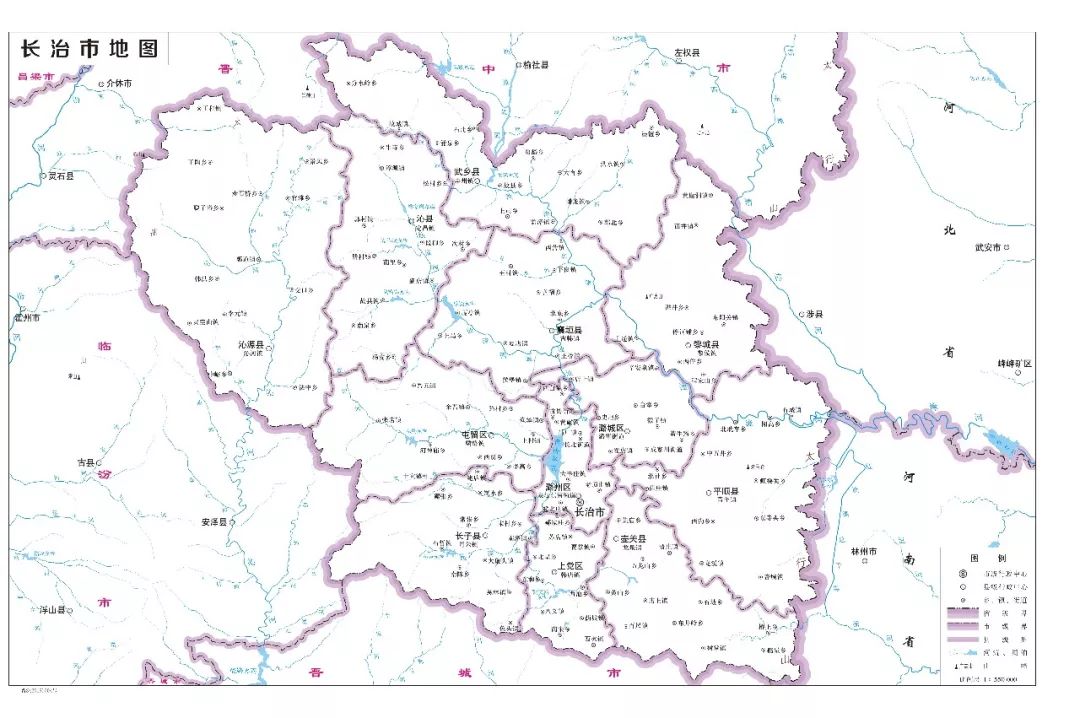 新版地圖發佈晉城有變動澤州縣政府因駐地搬遷而發生變化等