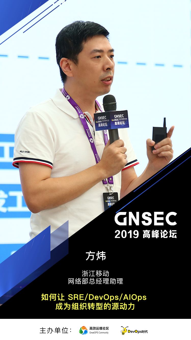 浙江移动网络部总经理助理方炜在 gnsec 高峰论坛的精彩瞬间