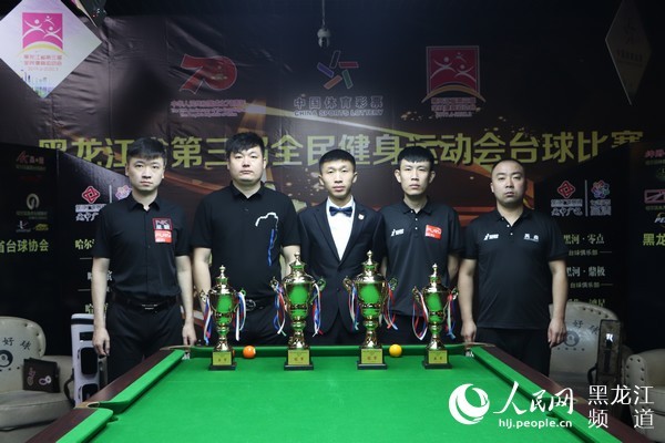 黑龙江省第三届全民健身运动会台球比赛收官推动全民健身和全民健康