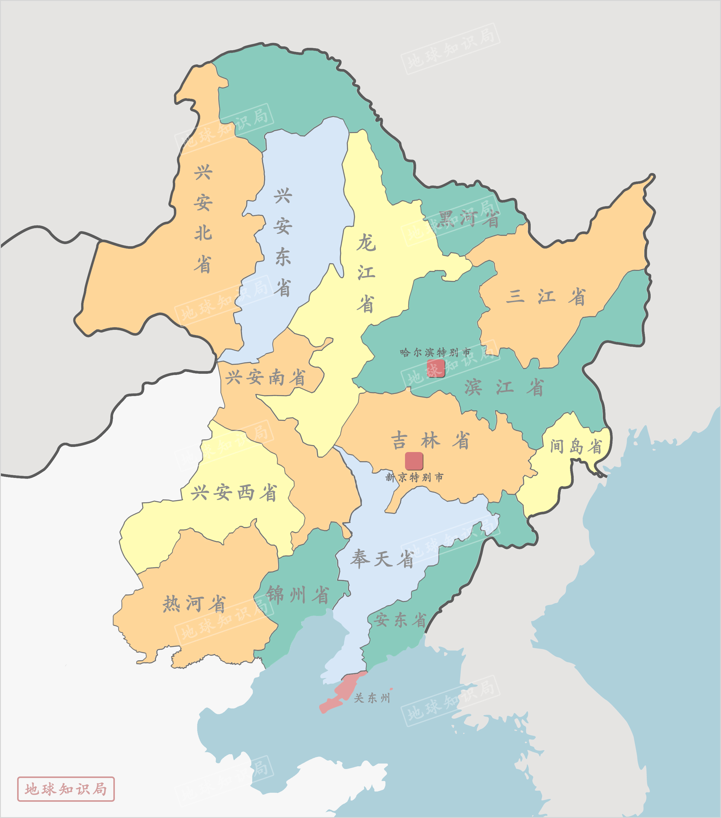 原来东北不仅三省竟然有二十个地球知识局热河