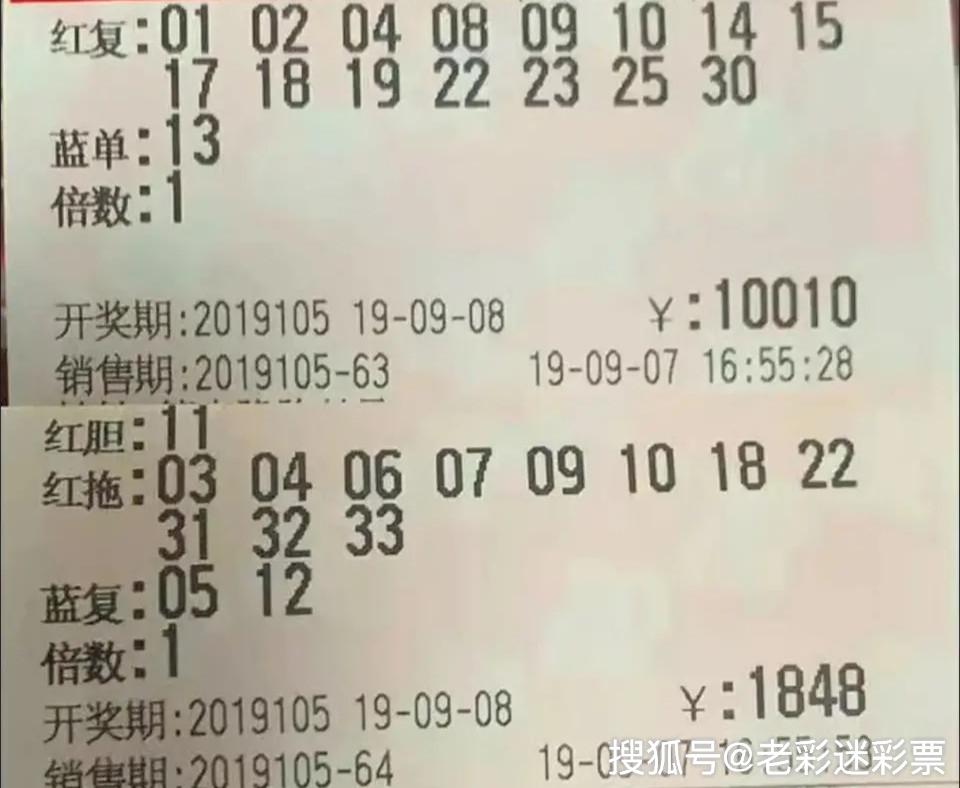 雙色球2019105期曬票:大複式彩票來給各位彩迷朋友提供殺號號碼