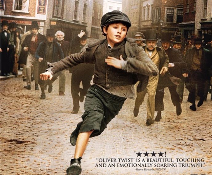 孤儿奥立弗99退斯特从小在贫民习艺所受尽欺凌,逃到伦敦后又陷入贼