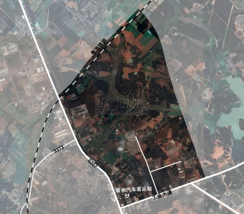 主导功能:客运枢纽,商贸办公,居住生活;高铁新区为雷州市新城区的重要